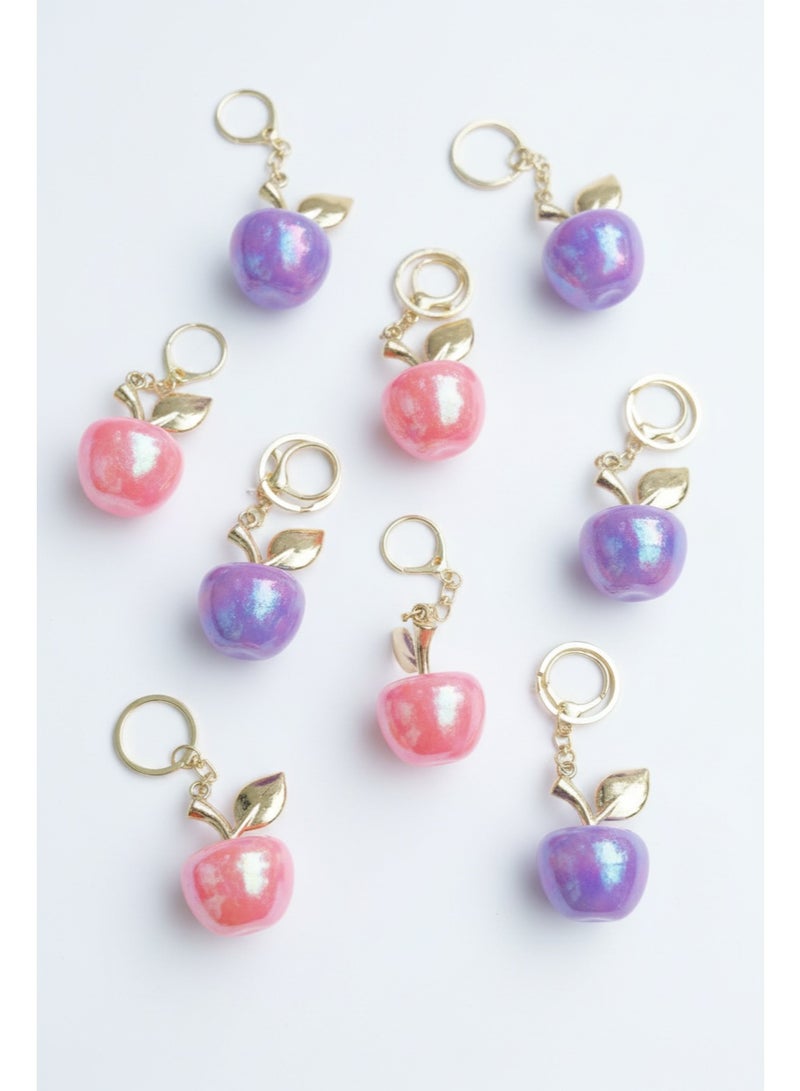 Moon Berry Apple Keychain - Image 2